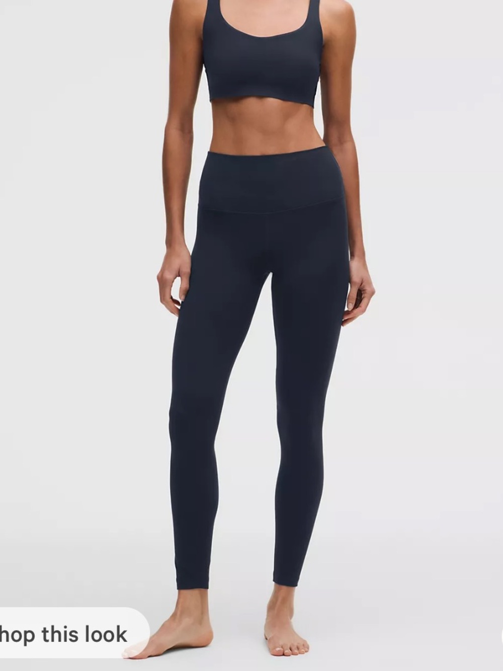 Lululemon align super high rise navy leggings